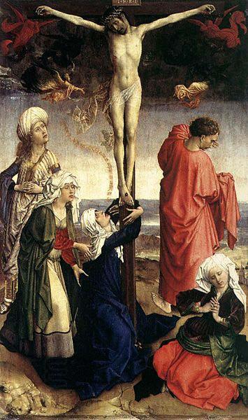 Rogier van der Weyden Crucifixion oil painting picture